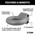 thumbnail image 2 of Curt Manufacturing 48600 Channel-Style Lunette Eye, 2 of 2