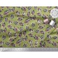 thumbnail image 2 of Soimoi Poly Georgette Fabric Stripe & Floral Artistic Print Fabric by Yard 52 Inch Wide, 2 of 3