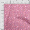 thumbnail image 2 of oneOone Viscose Chiffon Pink Fabric Colorful Dinosaur Cartoon Craft Projects Decor Fabric Printed By The Yard 42 Inch Wide, 2 of 5