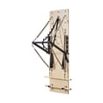 thumbnail image 1 of KFFKFF Wall Mounted Pilates Reformer Machine, Maple Wood Pilates Springboard, Exercise Equipment with Resistance Springs, Yoga Fitness Trainer, Suitable for Flexibility Balance, 1 of 9