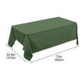 thumbnail image 3 of HHBEAUTY Rectangle Vinyl Tablecloth, Waterproof Spillproof Plastic Backed Table Cloth, Wipe Clean Table Cover for Dining, Buffet Parties and Camping (54" x 72"), 3 of 7