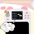 thumbnail image 4 of DAMAIE 8.5in LCD Writing Tablet with 2.8in Display Voice Reading Pink, 4 of 9