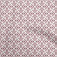 thumbnail image 1 of oneOone Cotton Cambric Pink Fabric Geometric Triangle Sewing Craft Projects Fabric Prints By Yard 56 Inch Wide, 1 of 4