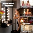 thumbnail image 3 of Mirror Lamp USB Makeup Light 2/6/10/14Bulbs for Makeup Mirror Dressing Table Bathroom Wall ,Widely Use, 3 of 7