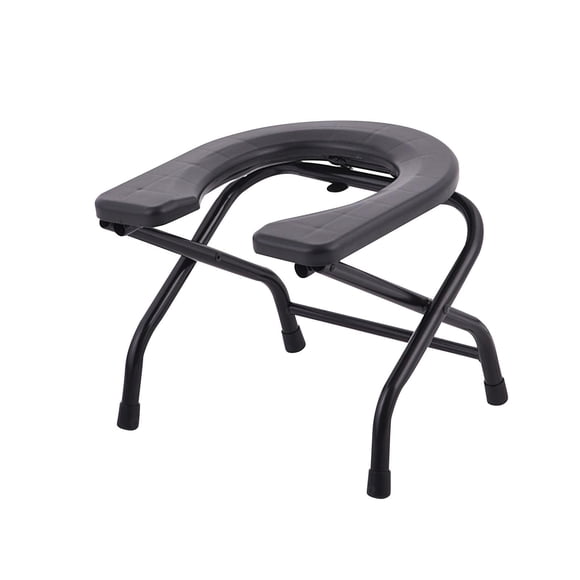 Siège de Toilette pour Aînés Soins à Domicile Fond Stable Facile à Laver Aînés Toilette Accroupie Hauteur 30 cm