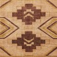 thumbnail image 1 of Ahgly Company Tapis d'Intérieur Carrés Abstraits Rouges Abstraits pour Aire, 3 Pieds Carré, 1 of 6