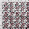 thumbnail image 4 of oneOone Polyester Spandex Red Fabric Kids Animal Craft Projects Decor Fabric Printed By The Yard 56 Inch Wide, 4 of 4