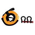 thumbnail image 1 of 5m 5Tons Heavy Duty Car Road Recovery Tow Strap Towing Ropes with 2 Tow Hooks Car Accessories Styling Car Towing Ropes ,Easy to Use, 1 of 7