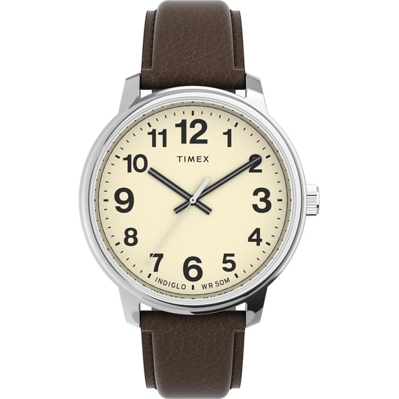 Montre Timex® Easy Reader® Bold Bracelet Cuir