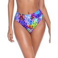 thumbnail image 4 of RELLECIGA Women's High Cut High Waisted Bikini Bottom, 4 of 6