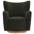 thumbnail image 4 of Modway Montrose Wingback Sherpa Swivel Accent Chair, Fern Walnut, 4 of 9