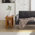 thumbnail image 2 of SIMPLIHOME Kitchener SOLID WOOD 14 inch Wide Rectangle Contemporary Narrow Side Table in Light Golden Brown with Storage, 1 Drawer, 1 Shelf, for the Living Room and Bedroom, 2 of 2