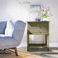 thumbnail image 3 of Ameriwood Home Franklin Accent Table with 2 Drawers in Olive Green, 3 of 11