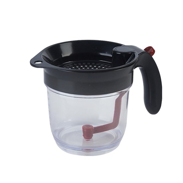Oil Separating Bowl For High-capacity Kitchen Soup Oil Separator Fats Separator With Bottom Release Fats Separator With Strainer