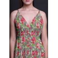 thumbnail image 3 of Bimba Robe de Plage Bohème Longue Sans Manches à Bretelles Imprimée Florale pour Femme - Très Petit, 3 of 4