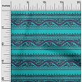 thumbnail image 1 of oneOone Viscose Chiffon Fabric Leaves & Floral Block Print Fabric BTY 42 Inch Wide, 1 of 4
