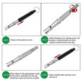 thumbnail image 4 of Sifflet pour Chien, 2 Pcs Sifflet Silencieux Léger Réglable pour Fournitures pour Animaux Type 1,Type 2, 4 of 8