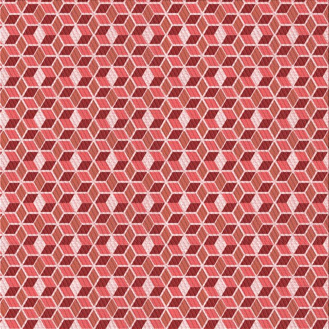 Ahgly Tapis d'Intérieur Lavable en Machine Carré Transitionnel Rose Corail Clair, 6 Pieds Carré