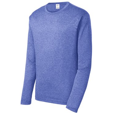 Gravity Threads Chandail Chiné à Manches Longues pour Hommes - True Royal - 3X-très Grand