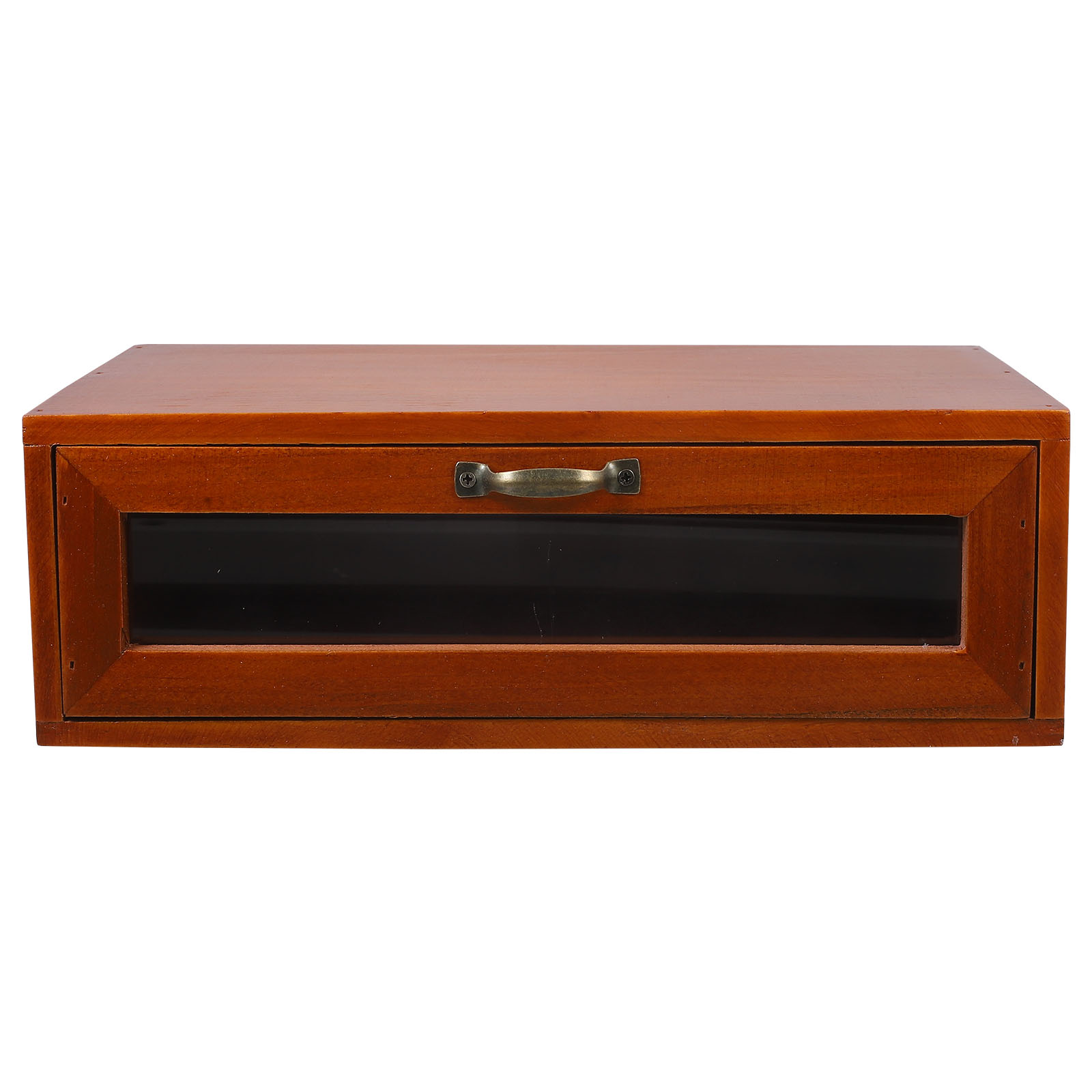 Home Office Desk Organizer with Drawers Wooden Storage Box Rustic Dresser Vintage Desk Organizer