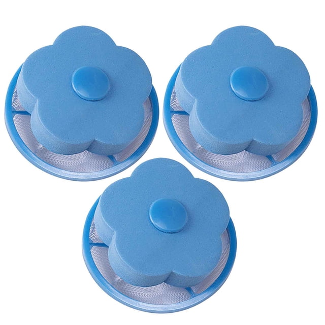 CEHVOM 3pcs Washing Machine Lint Filter Bag Laundry Mesh Hair Catcher Floating Ball Pouch Clearance