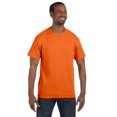 thumbnail image 3 of Hanes Men's EcoSmart Crewneck T-Shirt, Orange L, 3 of 4