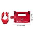 thumbnail image 3 of Support de Téléphone pour Moto en Alliage d'Aluminium Universel pour Téléphone Intelligent de Vélo / Support de Navigation Fixe / Léger et Durable / Bleu Argent Rouge / 11x5x5 cm / 1 Paquet, 3 of 6