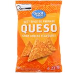 Great Value Queso Spicy Cheese Flavoured Tortilla Chips