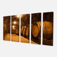 thumbnail image 2 of Oak Barrels in the Tunnel - Landscape Canvas Art Print, 2 of 3