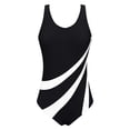 thumbnail image 5 of Tqcoqu Women's Solid Color Backless Casual Swimsuit, 5 of 5