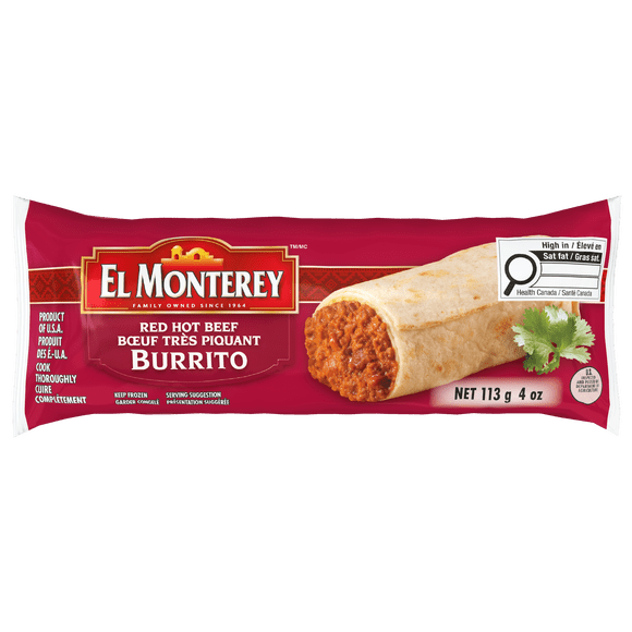 El Monterey bœuf épicé Burritos bœuf épicé Burritos