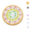 thumbnail image 2 of RKSTN Kitchen Utensils Set Kitchen Essentials Crafts Mosaicss Tile Set Wooden Cup Mats Mixed Color Mosaicss Set Crafts Pack 6ml Kitchen Decor, 2 of 5