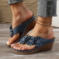thumbnail image 2 of Dakaela Sandales pour Femmes Été à Plateforme Compensée Sandales de Plage Confortables Décontractées Habillées Chaussures à Enfiler, 2 of 8