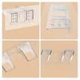 thumbnail image 4 of Kyursd Upgraded And Enlarged Partition Bracket Without Punching Fixer Laminate Bracket Closet Partition Fixing Bracket Without Nails Right-angled Board Bracket, 4 of 6