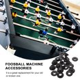 thumbnail image 4 of KAKOWELY Ensemble de 10 Roulements de Table de Soccer, Tige de Roulement de Planche de Soccer, Bagues de Baby-Foot, Roulement de Machine de Soccer de Table Noir, 1,91"X1,91"X1,34 Pouces, 4 of 4