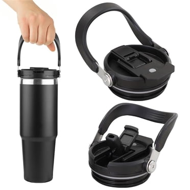 Tumbler Lid For IceFlow 20oz 30oz Replacement Flip Straw Lid Spill Proof Tumbler Cover With Handle & Straw Cups Set Coffee Cups Mugs Textu Vintage Coffee Cup Mug Drinking Cup Tumbler Kitchen Set
