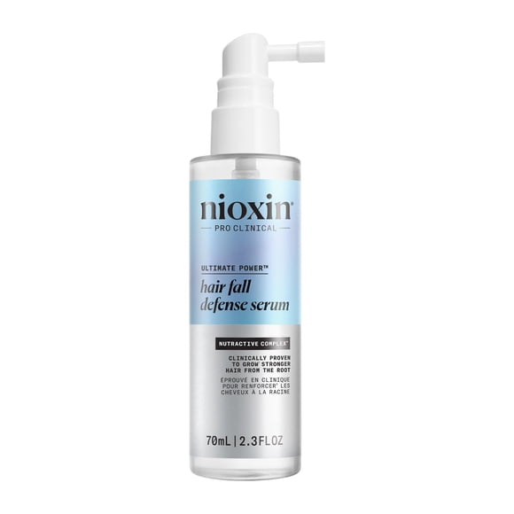 Nioxin Défense contre la Chute des Cheveux Serum, Traitement Capillaire Sans Rinçage avec Caféine, Acide Laurique, Niacinamide et Sandalore, Prévenir les Dommages aux Cheveux, 2,3 oz