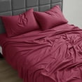 thumbnail image 2 of Nestl Full Sheet Set, 1800 Series Microfiber Deep Pocket 4 Piece Bed Sheet Set, 2 of 8