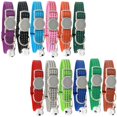 thumbnail image 2 of 5Pack Reflective Breakaway Cat Collars with Bell Safety Buckle Nylon Adjustable Kitten Collars Light Coffee, 2 of 6