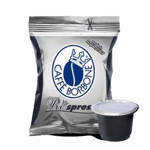 Caffe Borbone gélules (compatibles avec Nespresso® OriginalLine machines) - 50-pack - Passes noires/néra - (Intensité 10/10