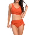 thumbnail image 3 of LSLJS Women's Sexy Solid Color Swimwear Two-piece Slim Swimsuit Bikini Straped Swimsuits, 3 of 8