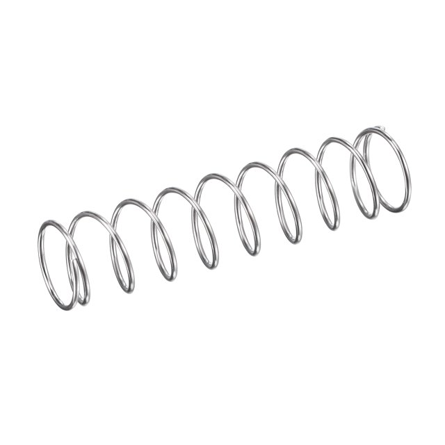 Unique Bargains Ressort de Compression en Acier Inoxydable 304 10mmx0.7mmx40mm Capacité de Charge 11.8N 5 Pcs