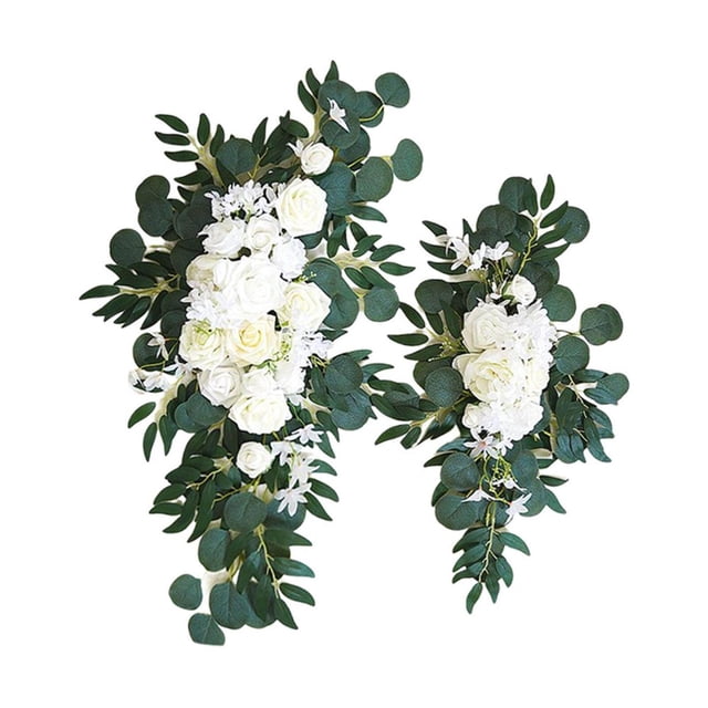 Artificial Wedding Arch Flowers Floral Arrangement for Living Room Pink