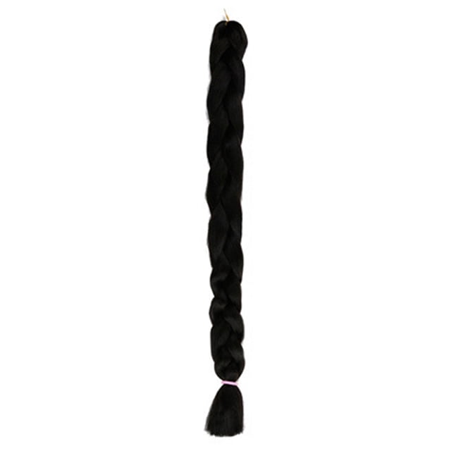 Maoww Extensions de Cheveux Tressés Synthétiques Haute Température pour Femmes 41 Pouces