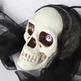 thumbnail image 2 of RKSTN Fall Decorations for Home Halloween Costume Props Horror Plastic Skull Ghost Curtain Hanging Hanging Ghost Decorations, 2 of 3