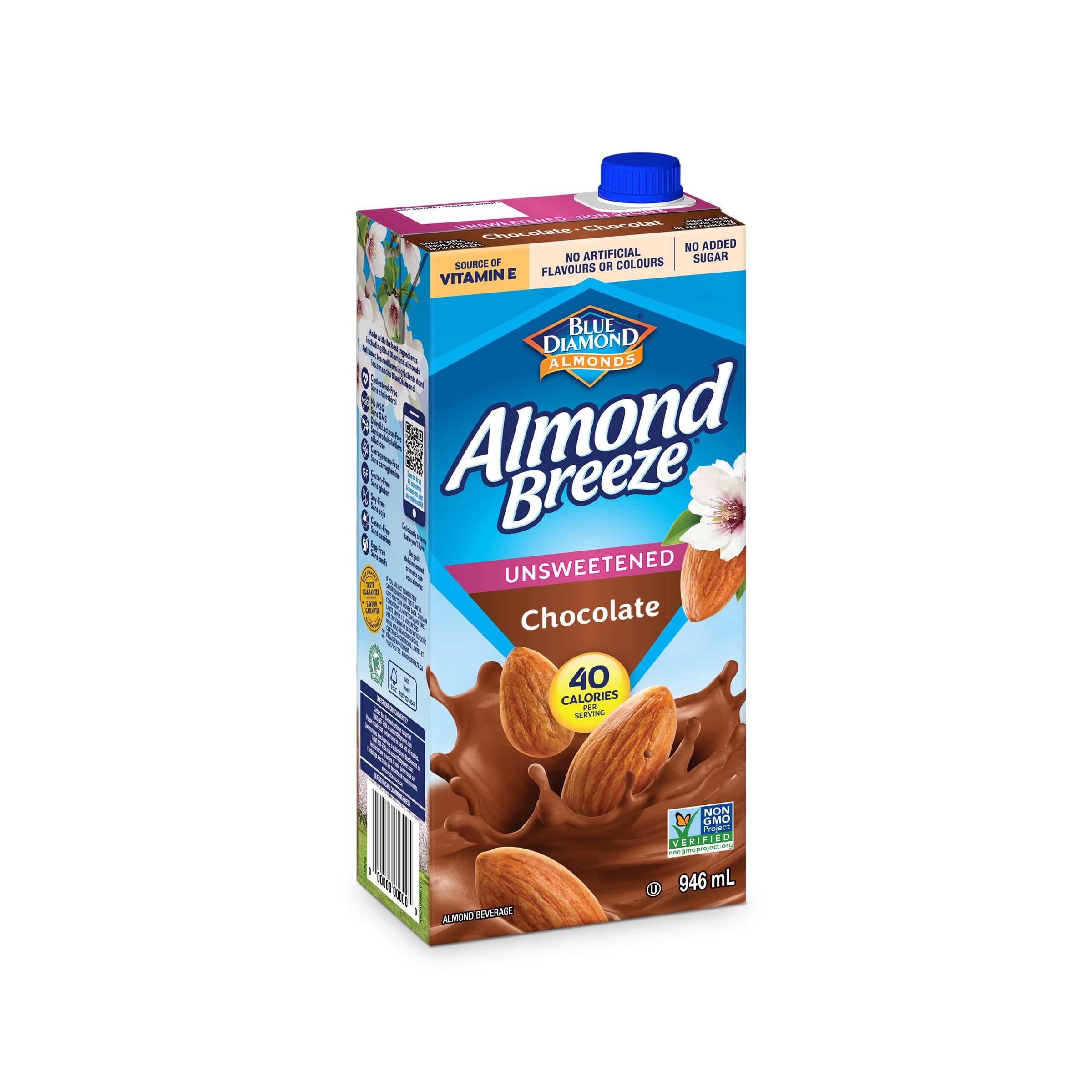 Blue Diamond Non Sucrée Chocolat Almond Breeze