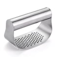 thumbnail image 2 of TIMIFIS Garlic press Food Grade Mini Stainless Steel Garlic Press Circular Handheld Garlic Press Manual Ginger Garlic Masher kitchen gadgets Kitchen Gadgets, 2 of 6