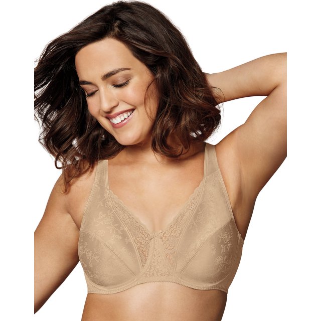 Playtex Womens Secrets Signature Florals Fuller Underwire Bra - Best-Seller, 42