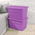 thumbnail image 2 of Sterilite 30 Gal./ 114L Tote - Violet, 2 of 4
