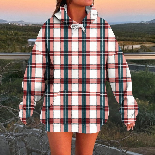 Cadeau pour Filles Vestes à Capuche pour Femmes Grande Taille Chandails en Molleton et Chandails à Capuchon Mode Femme Hiver Manches Longues Régulier à Capuche Imprimé Confortable Débardeur Rouge Melon D\'eau L